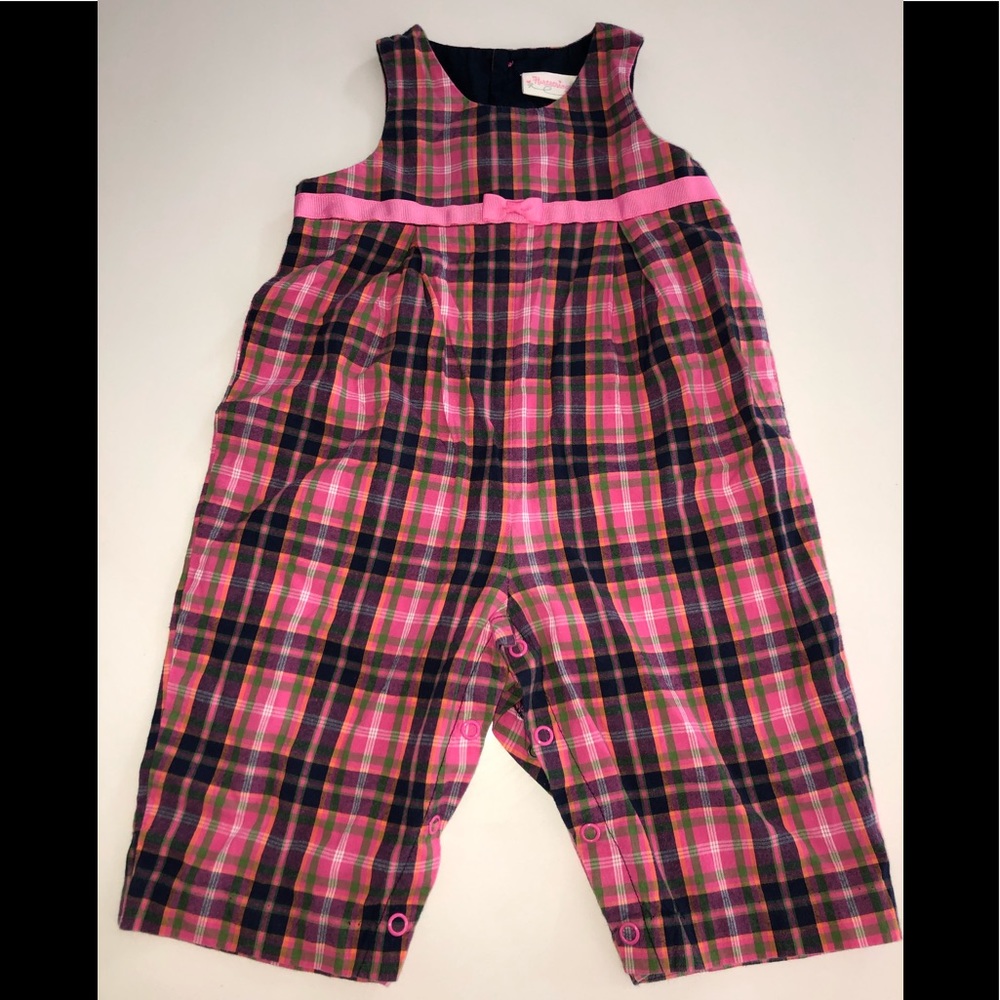 Hartstrings plaid romper Jumper overall